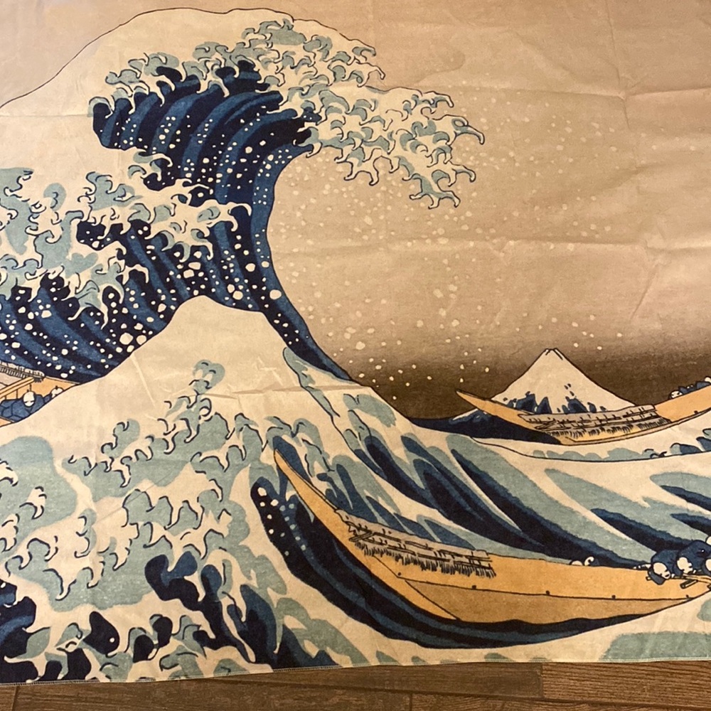 Wall fabric print